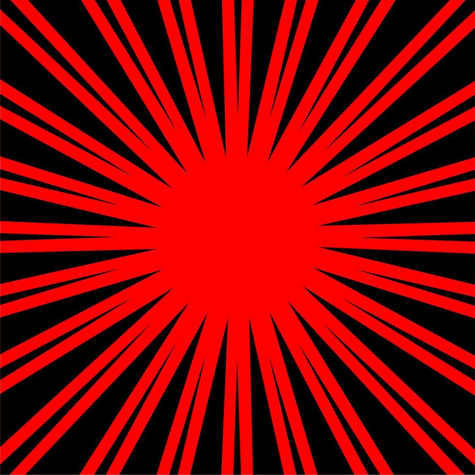 Comic red background vector
