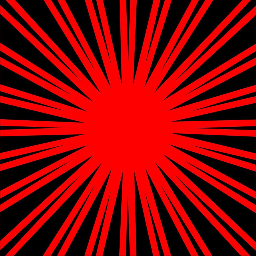 fondo rojo cómico vector