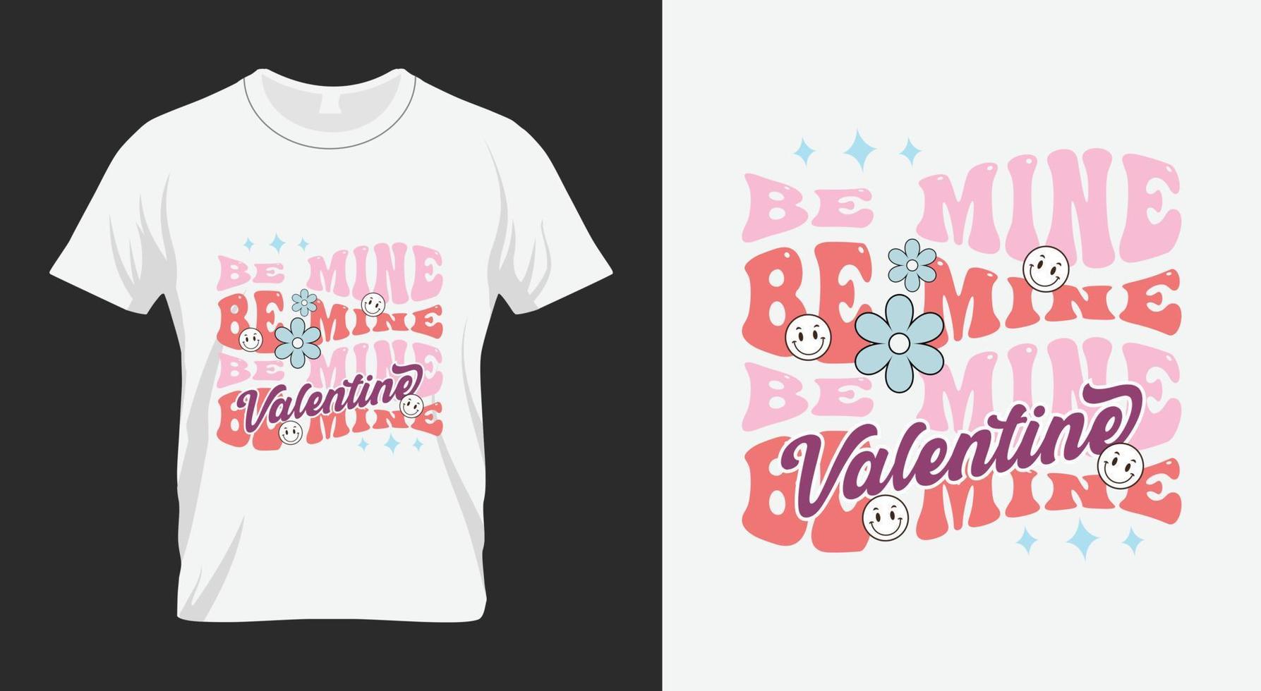 Be Mine Valentines Day SVG vector