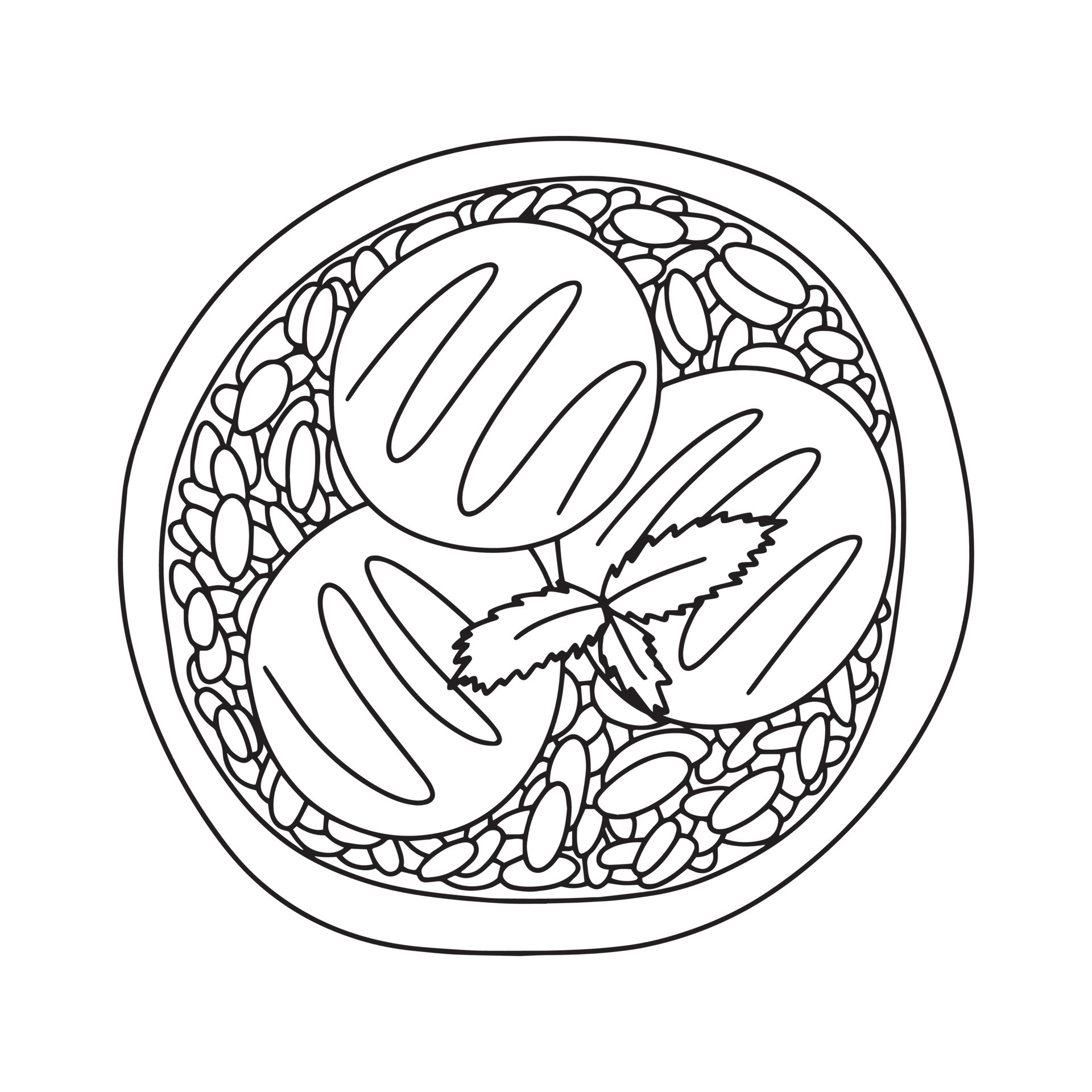 peanut plant coloring page