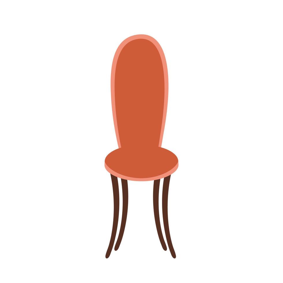silla de estilo plano vectorial aislada vector