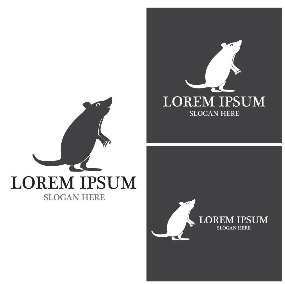 Rat icon and symbol vector illustration