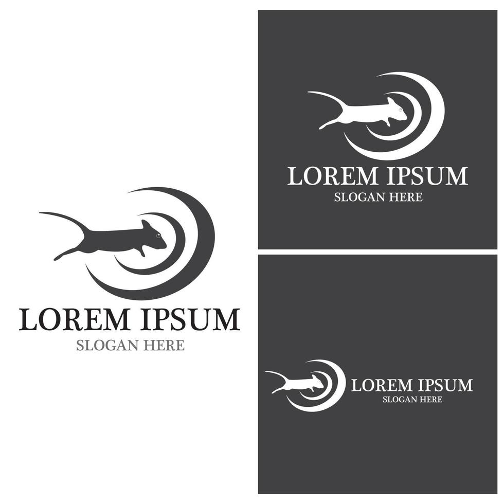 Rat icon and symbol vector illustration