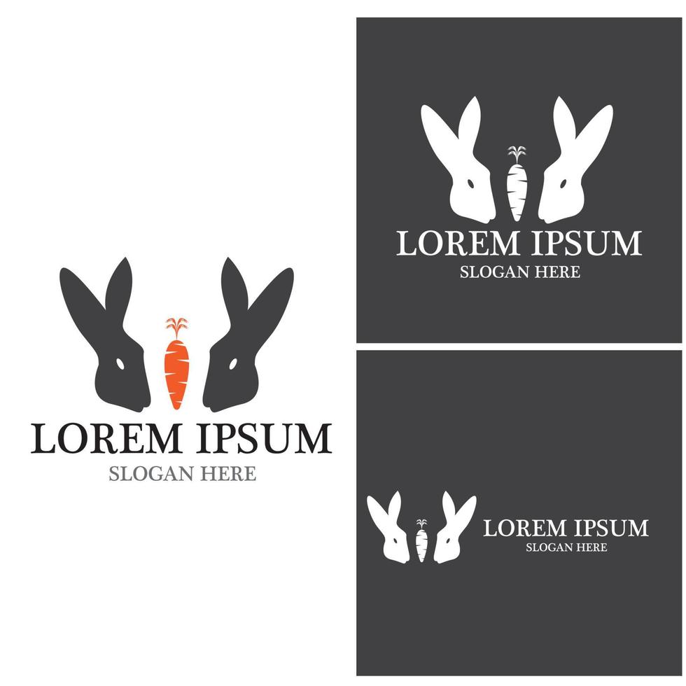 Rabbit vector icon illustration design
