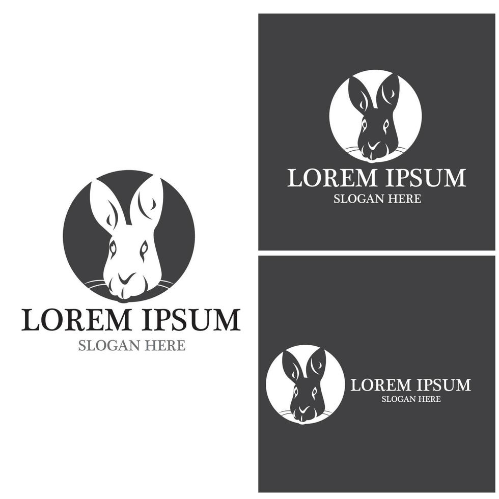 Rabbit vector icon illustration design