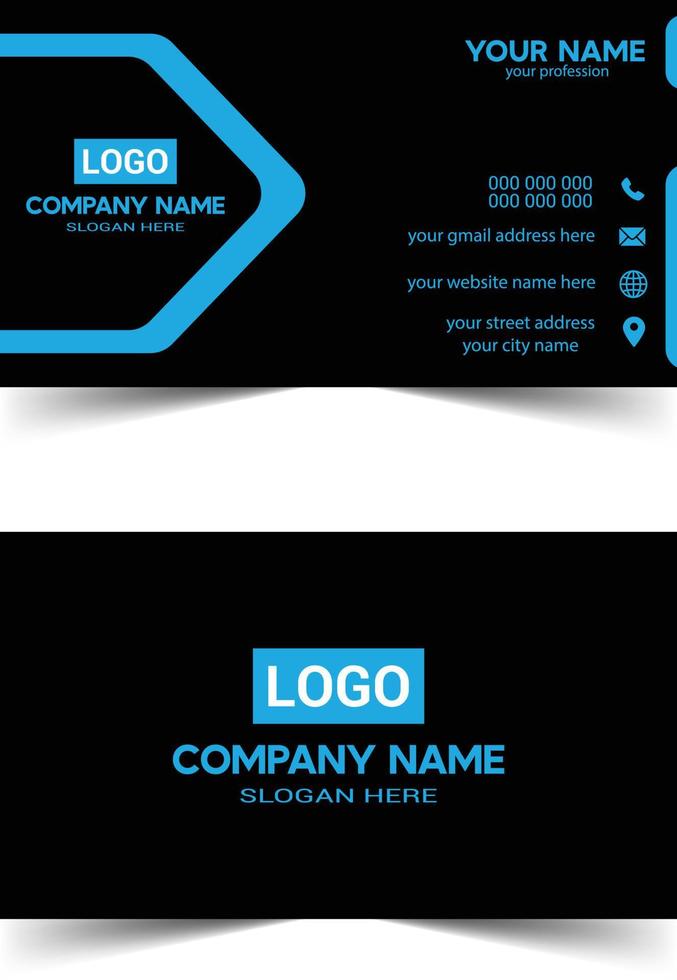 corporate bussiness card template vector