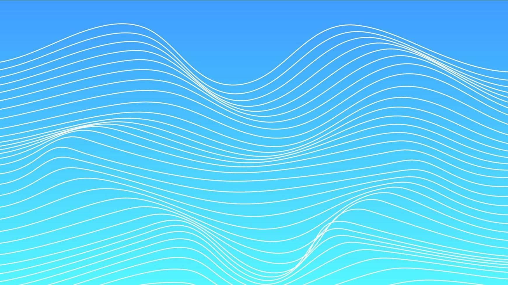 Abstract background with dynamic flowing lines vector