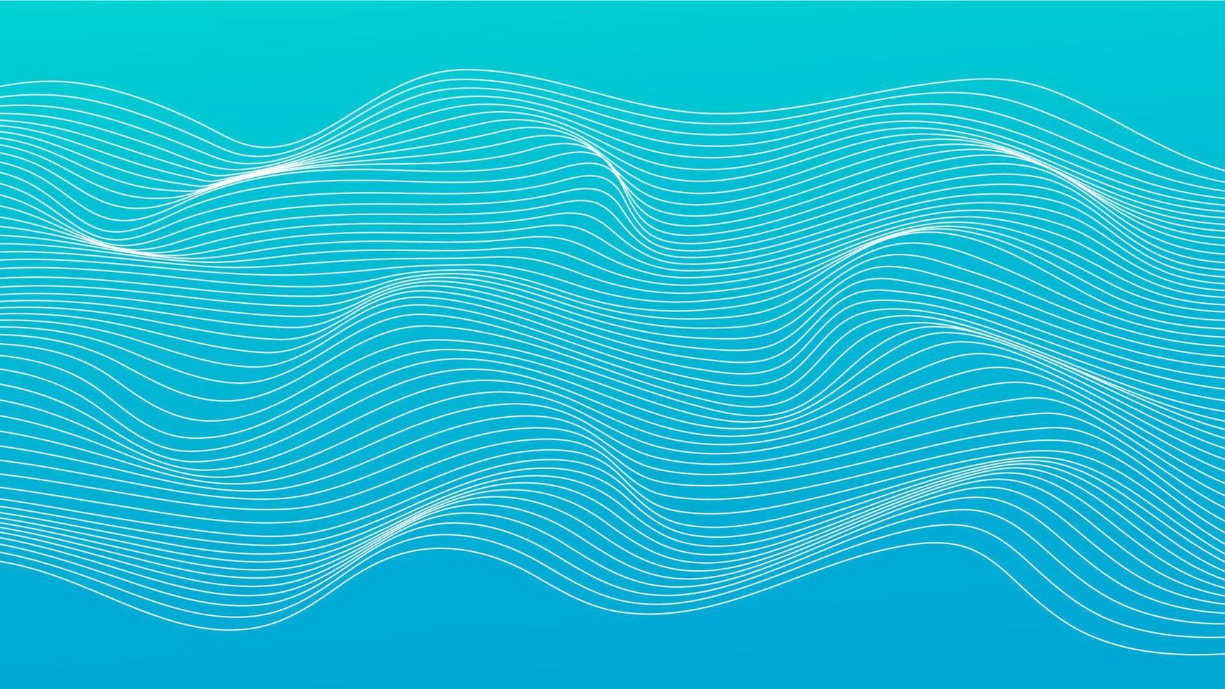 Abstract background with dynamic flowing lines vector