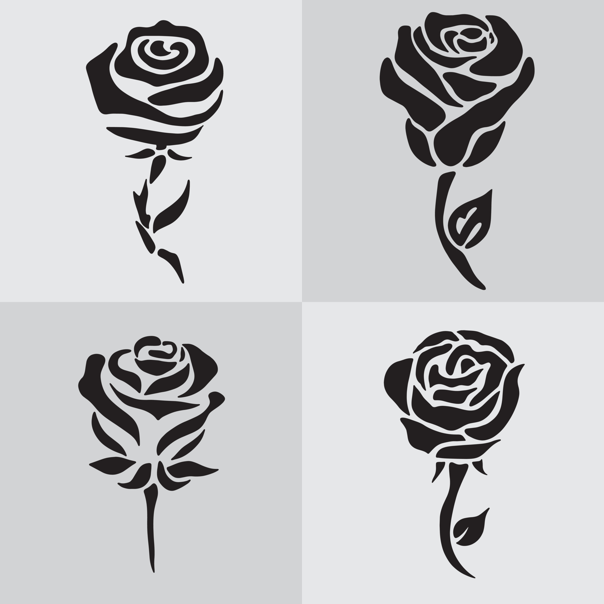 Handmade Rose Design Vector Tattoo Royalty Free SVG Cliparts Vectors And  Stock Illustration Image 71884512