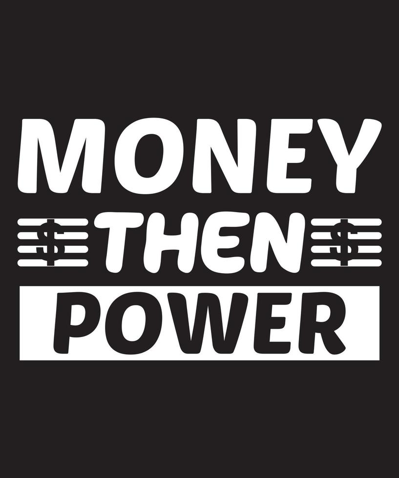 money then power vector