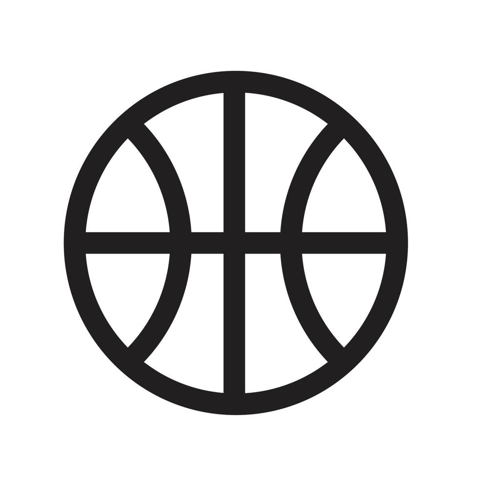 Basketball icon free vector