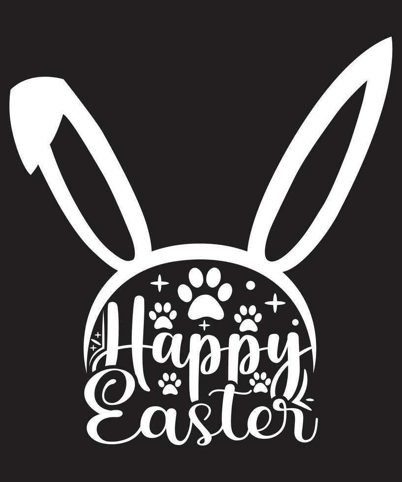 Happy Easter Tshirt Design vector