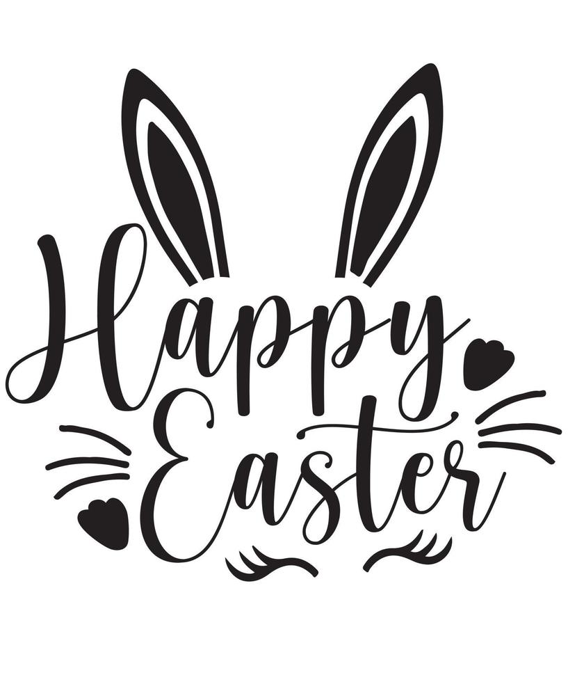 HAPPY EASTER  T-SHIRT-DESIGN vector