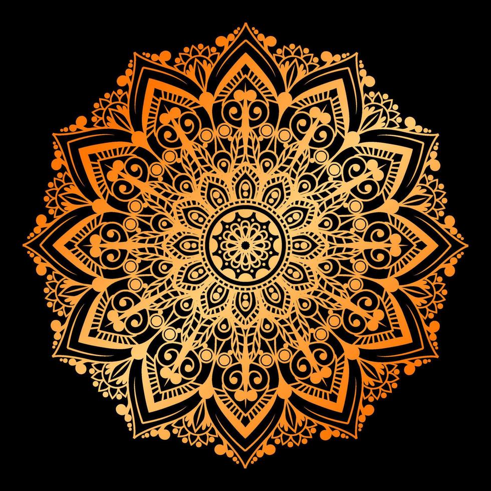 Luxury mandala background vector