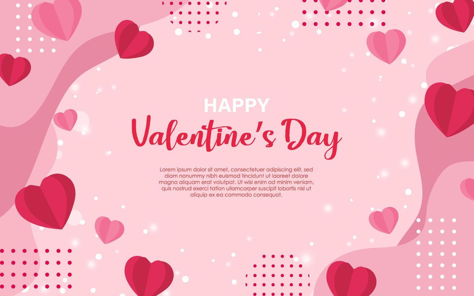 Happy Valentine's Day Background vector