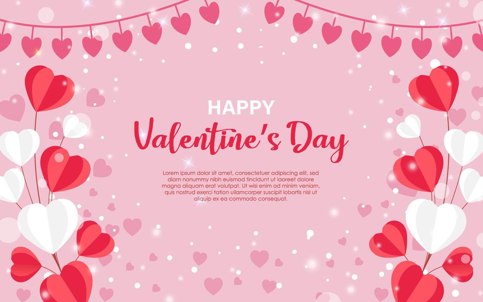 Happy Valentine's Day Background vector