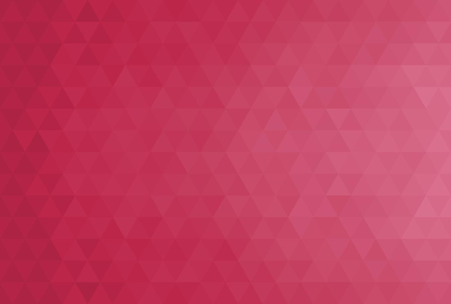 Gradient mosaic triangle background pattern. Trend color of the year 2023 viva magenta. Design texture elements for banners, covers, posters, backdrops, walls. Vector illustration.