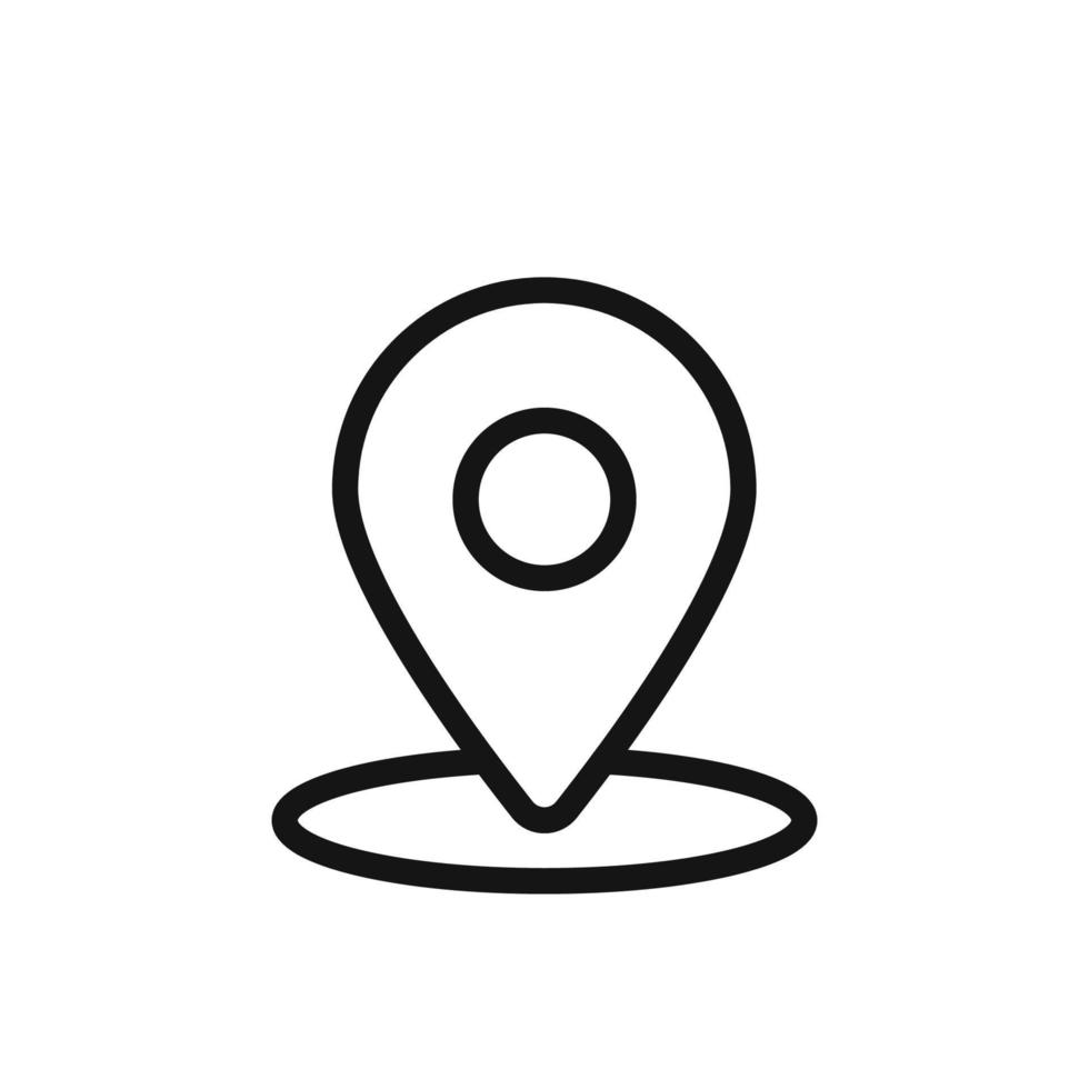 Placeholder line icon isolated on white background. Black flat thin icon on modern outline style. Linear symbol and editable stroke. Simple and pixel perfect stroke vector illustration.