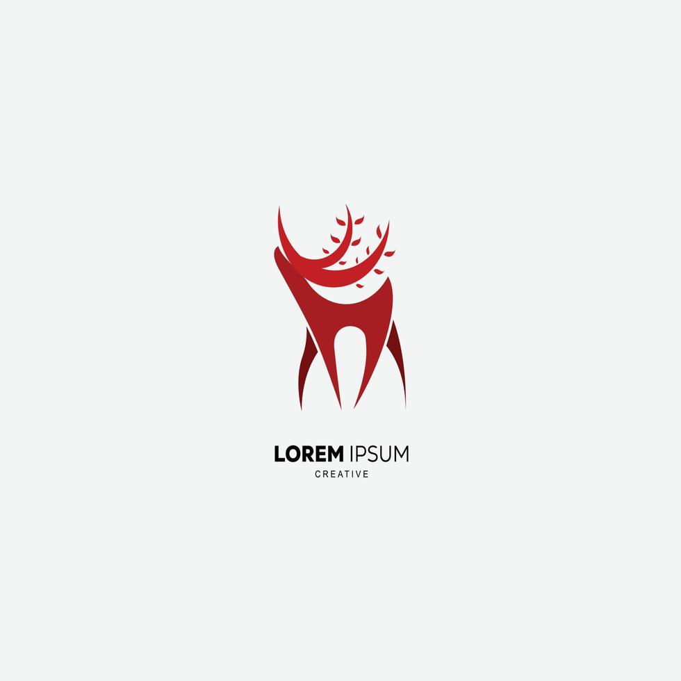 red deer logo icon illustration template vector