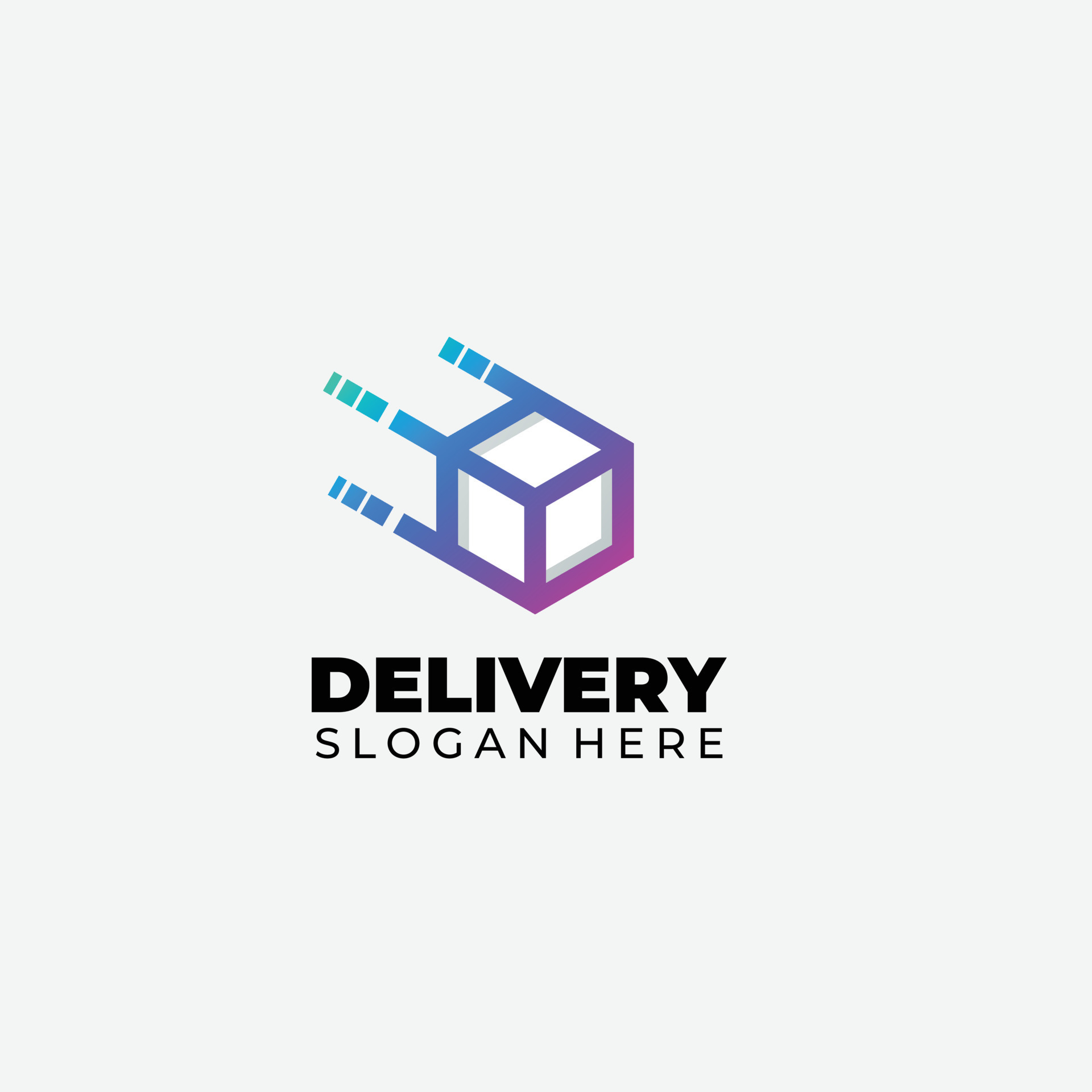 box logo gradient color design template 16896076 Vector Art at Vecteezy