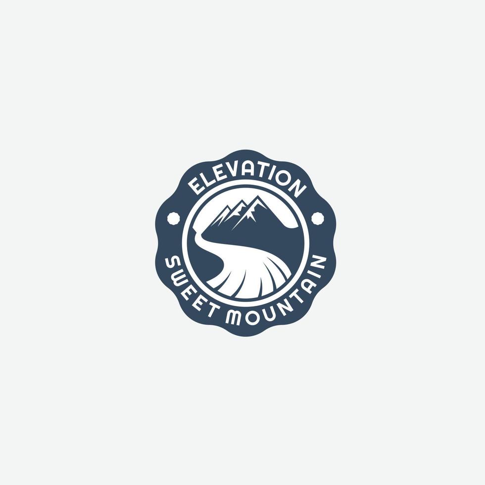 Snow Mountain design symbol logo template icon vector
