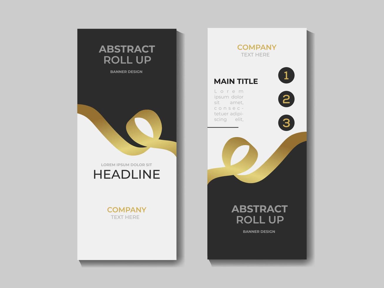 vector vector libre moderno roll up template