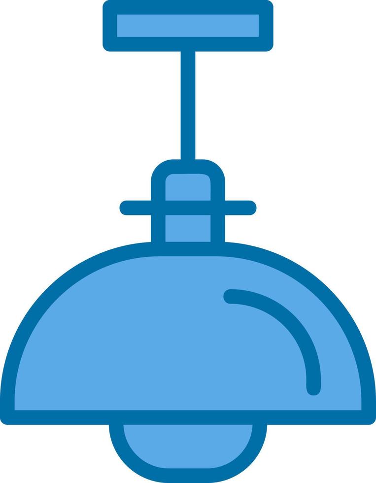 Hanging Lamp Vector Icon Design