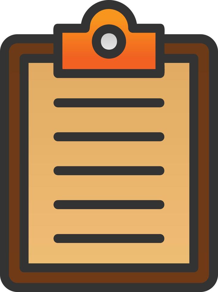 Clipboard Vector Icon Design