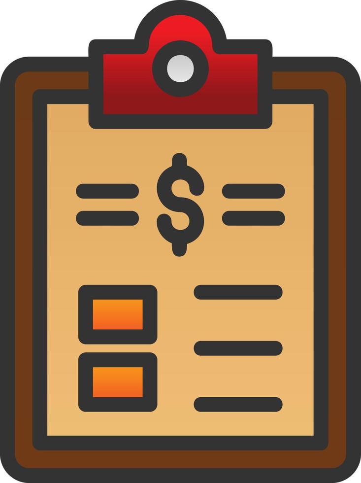 List Vector Icon Design