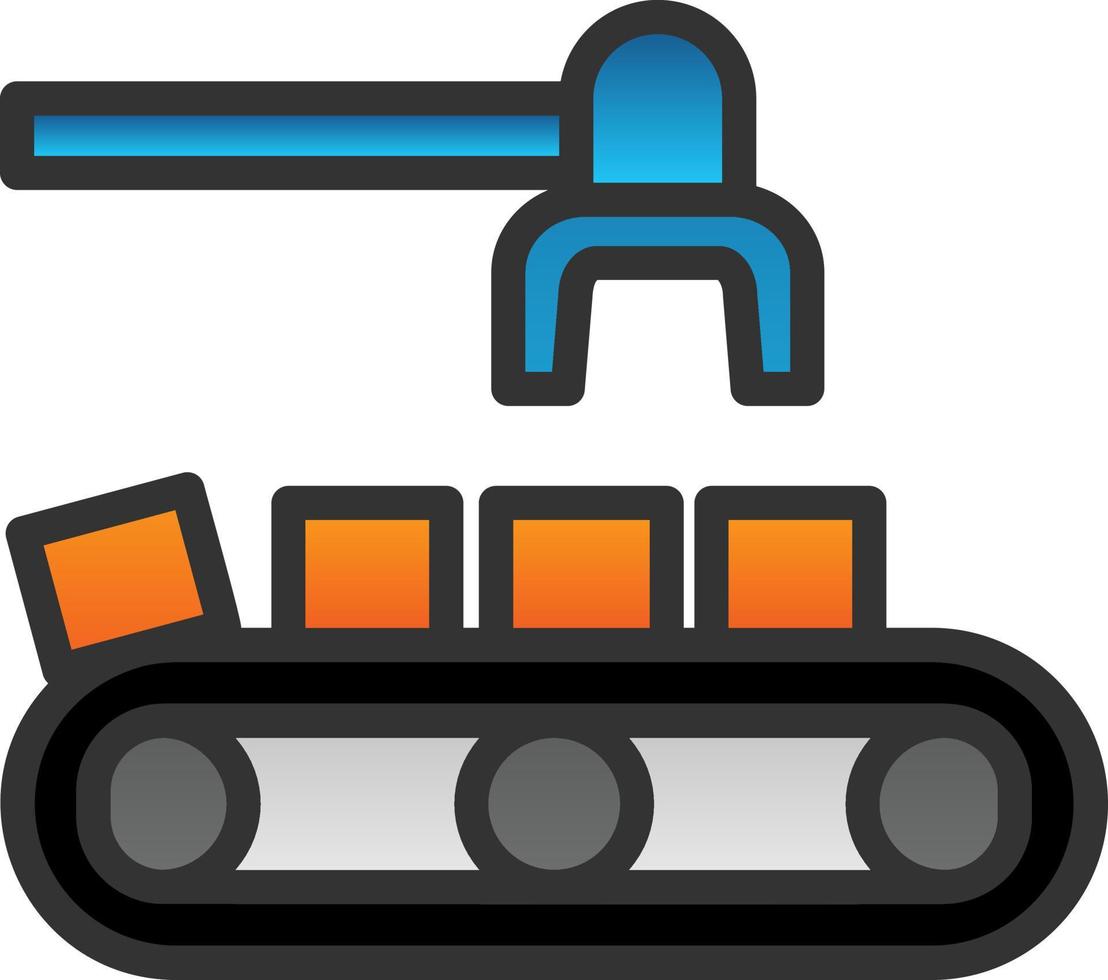 Conveyor Vector Icon Design