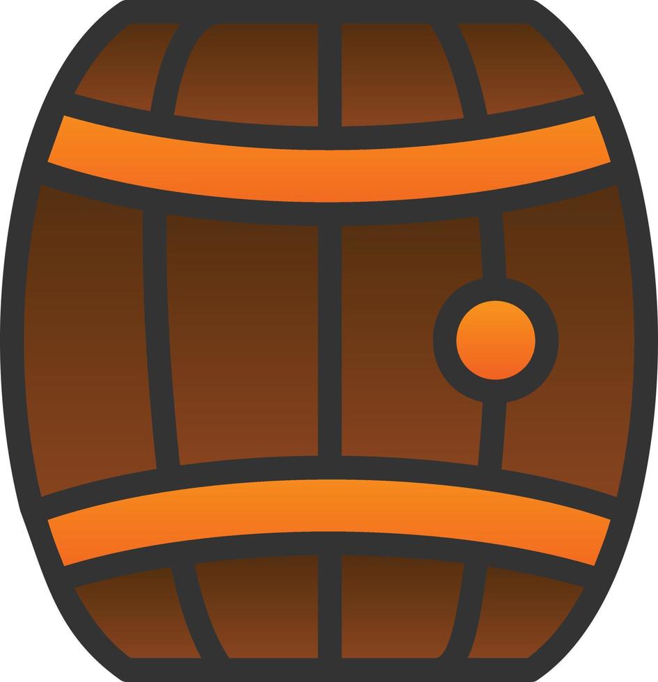 diseño de icono de vector de barril