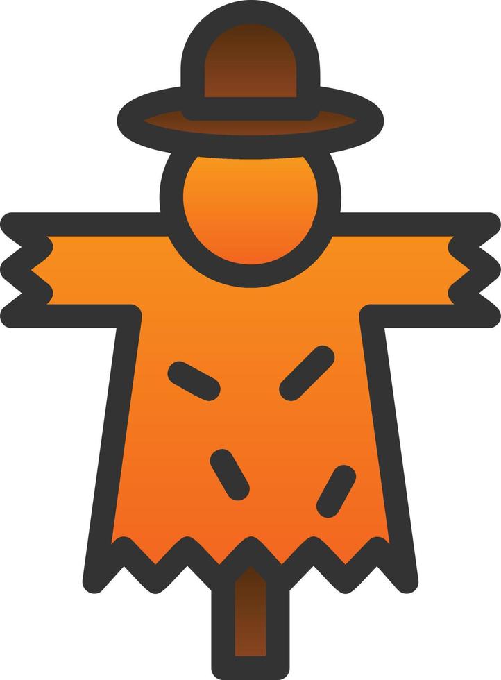 Scarecrow Vector Icon Design
