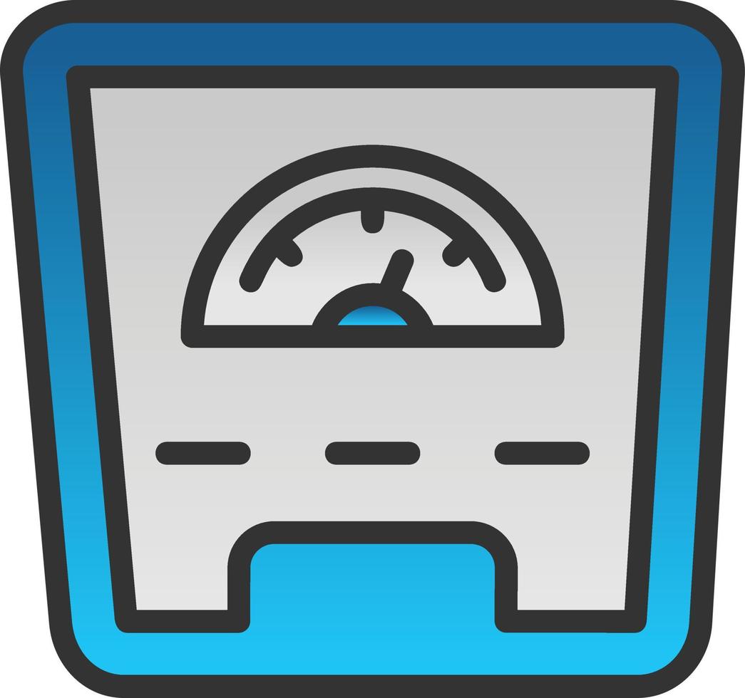 Weight Scale Vector Icon Design