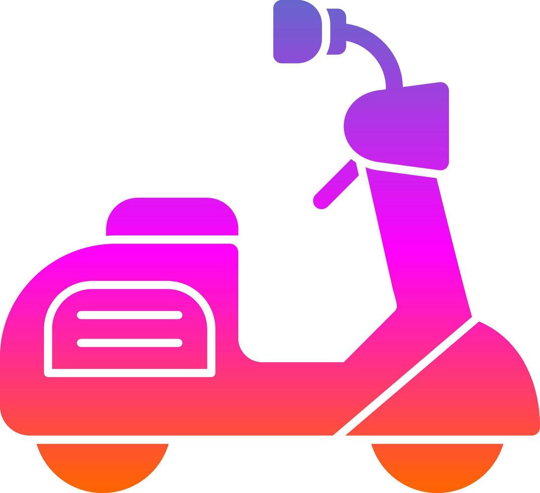 Scooter Vector Icon Design