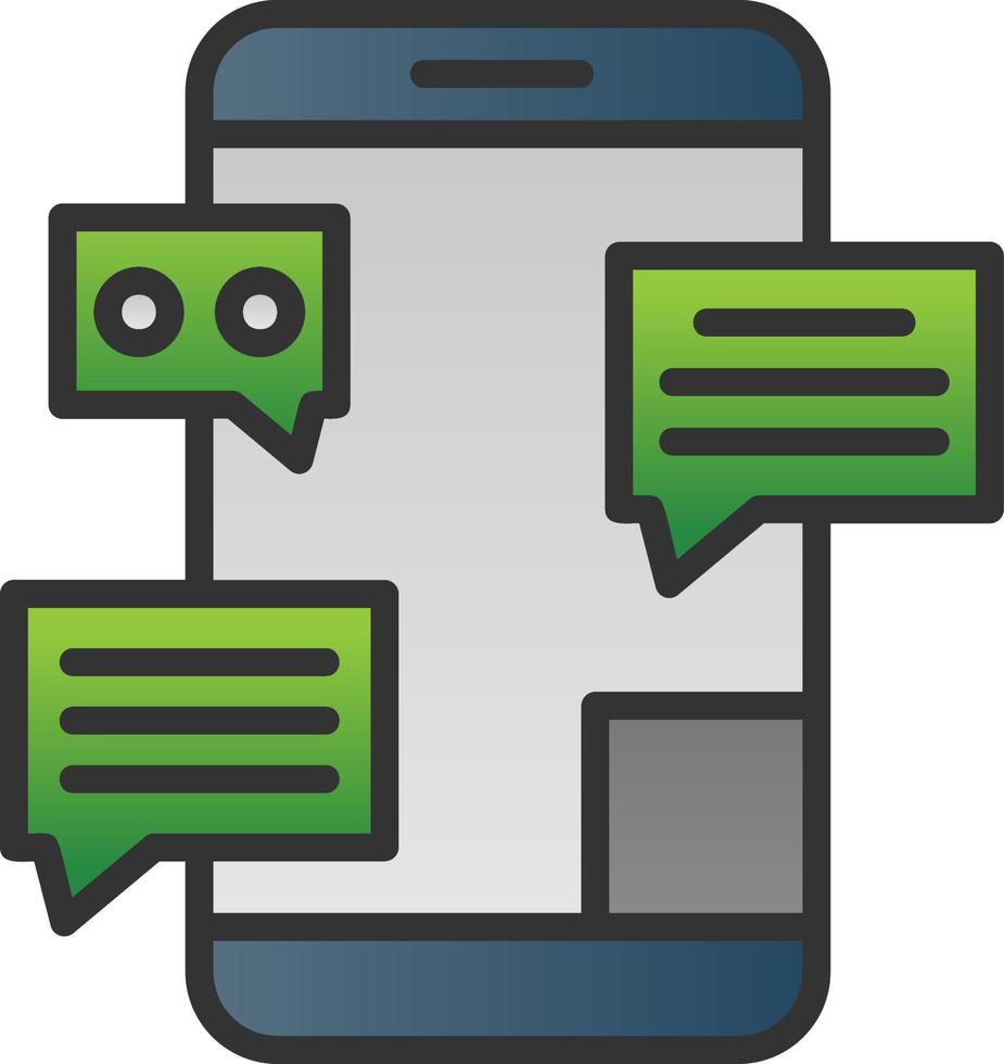 Live Chat Vector Icon Design