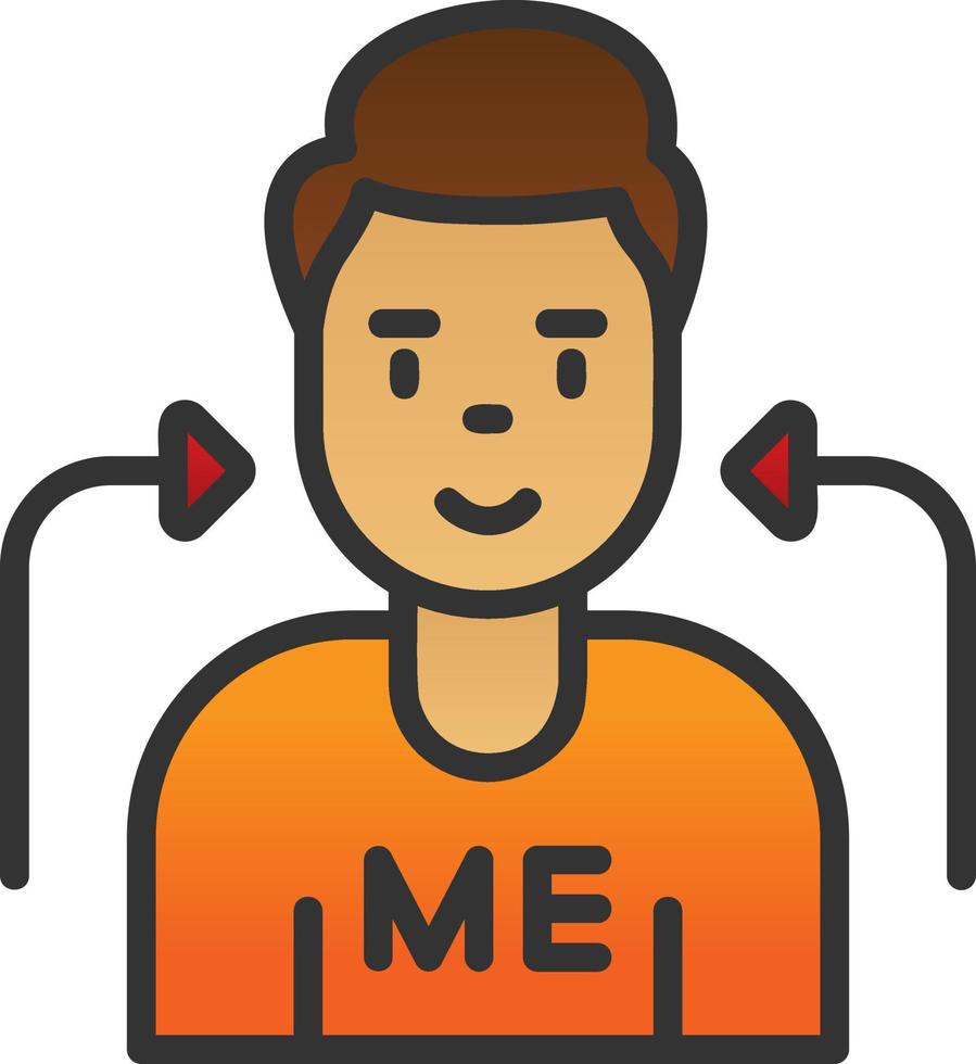 Myself Vector Icon Design