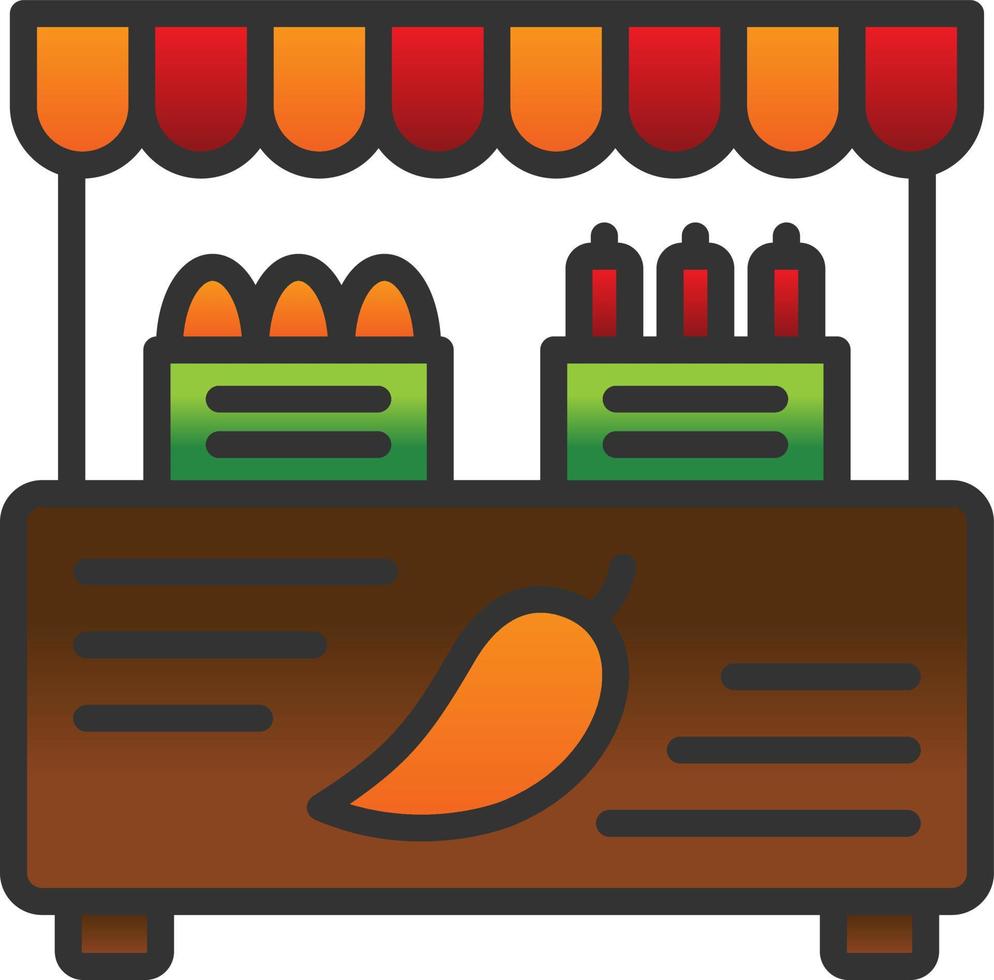 diseño de icono de vector de mercado