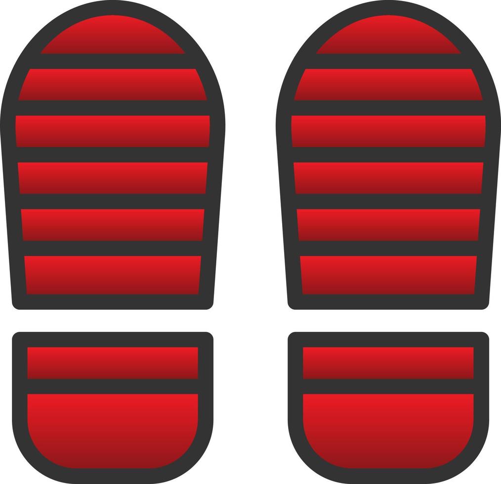 Footsteps Vector Icon Design