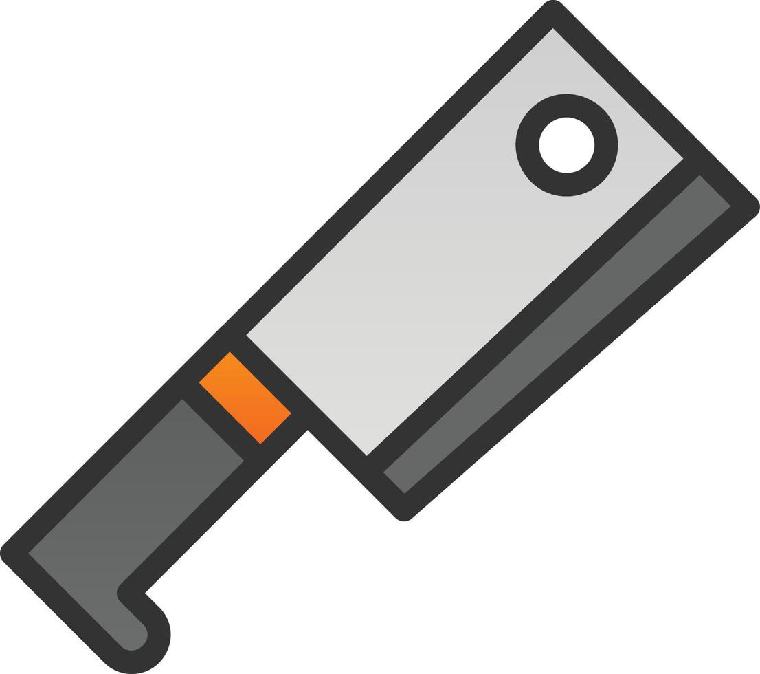 diseño de icono de vector de cuchilla