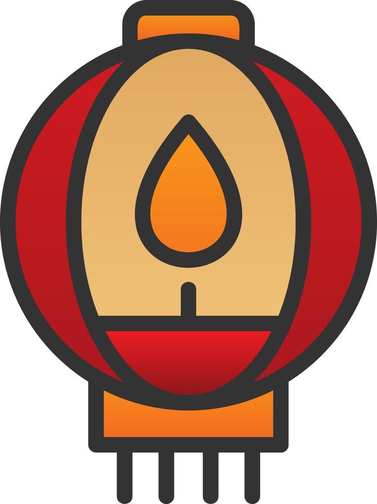 Lantern Vector Icon Design