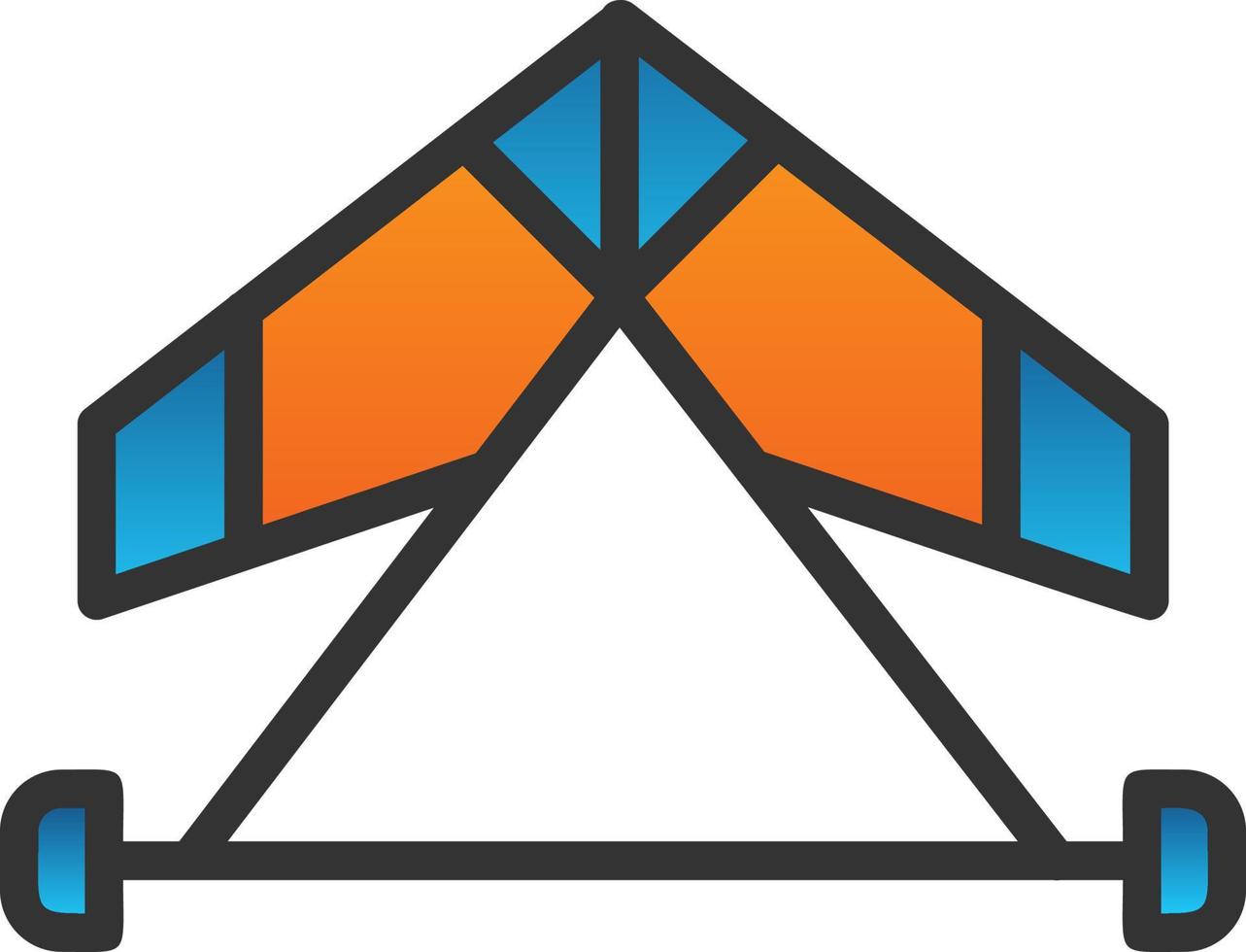 Gliding Vector Icon Design