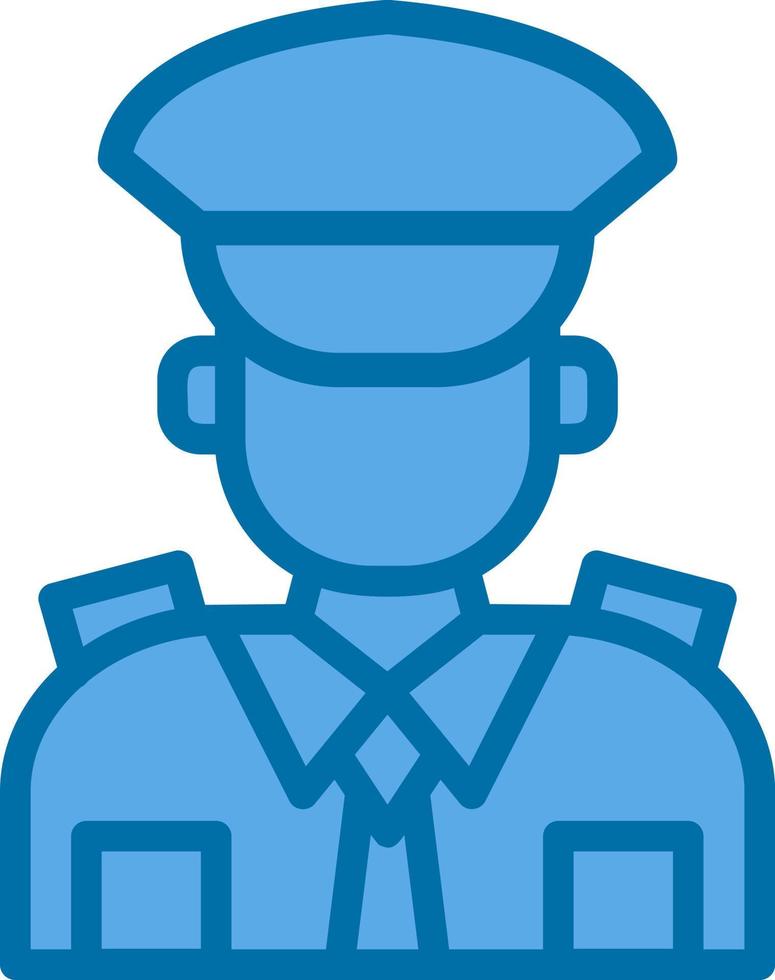 Policeman Vector Icon Design