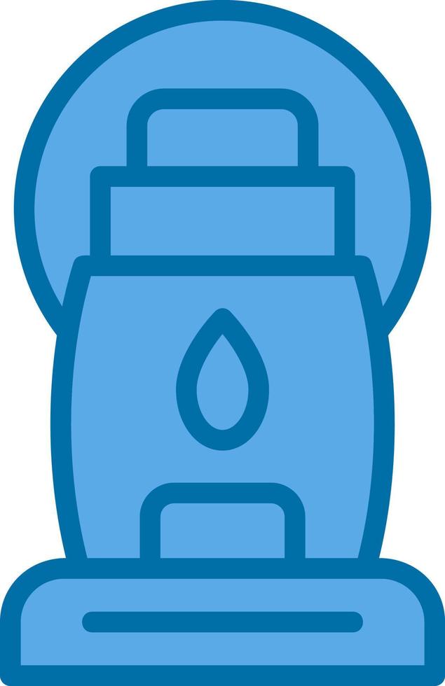Oil Lamp Vector Icon Design