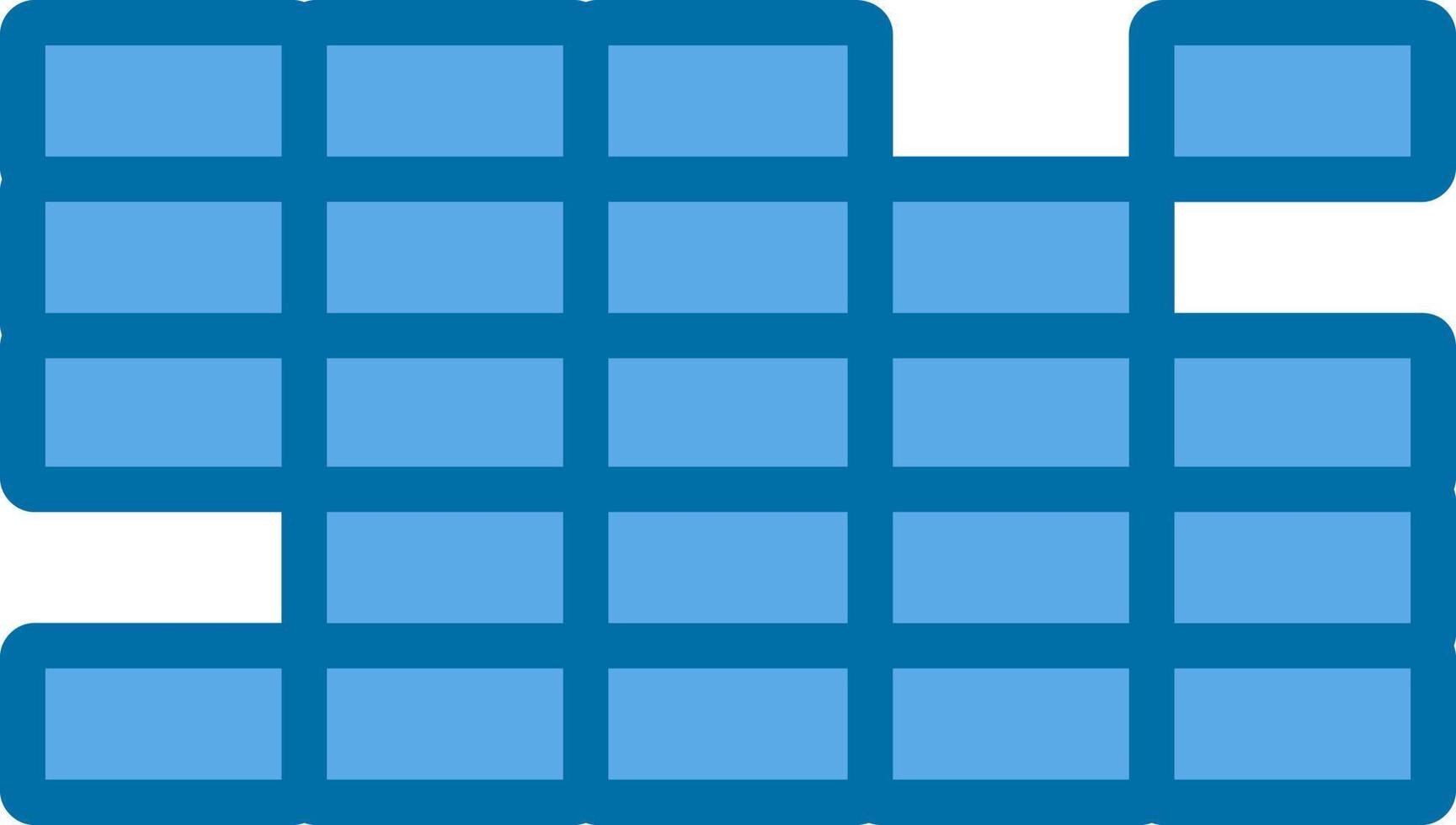 Brick Wall Vector Icon Design