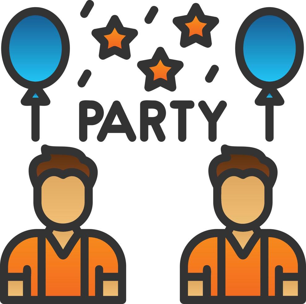 Party Vector Icon Design
