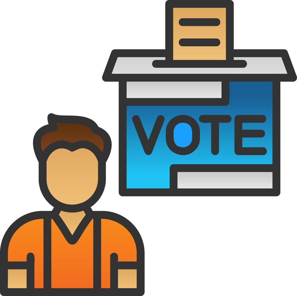 Polling Vector Icon Design