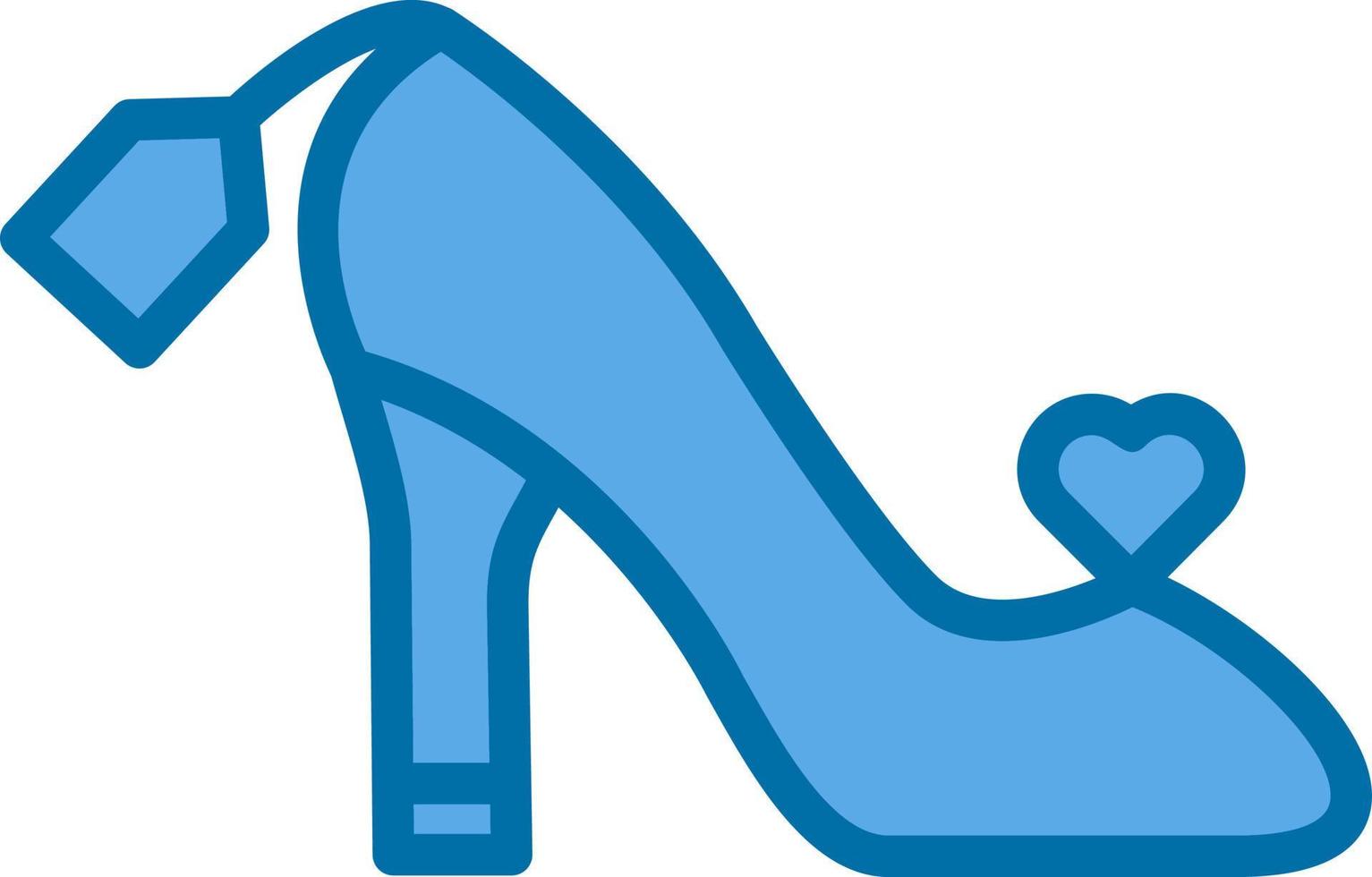 diseño de icono de vector de calzado femenino