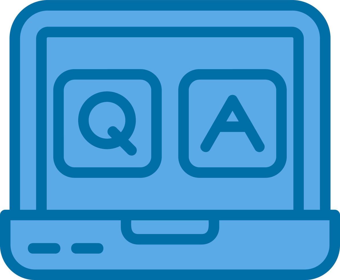 QA Vector Icon Design