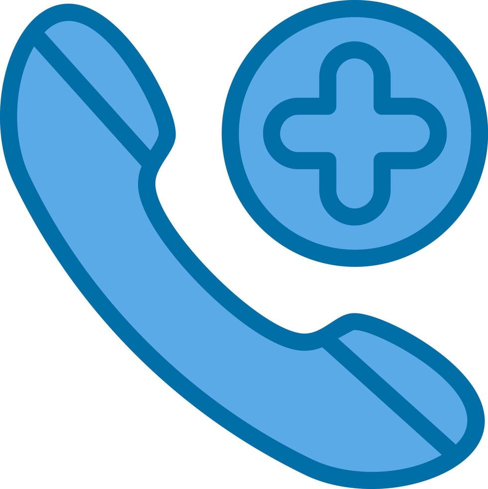 Emergency Cal Vector Icon Design