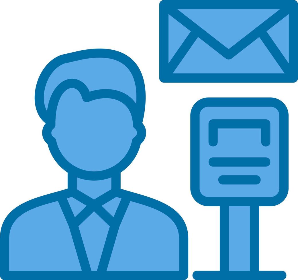 Postman Vector Icon Design 16897250 Vector Art at Vecteezy